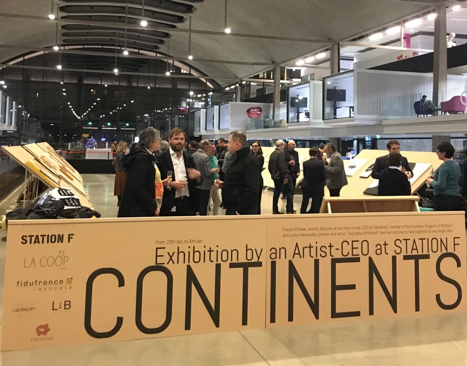 Expo CONTINENTS à Station F