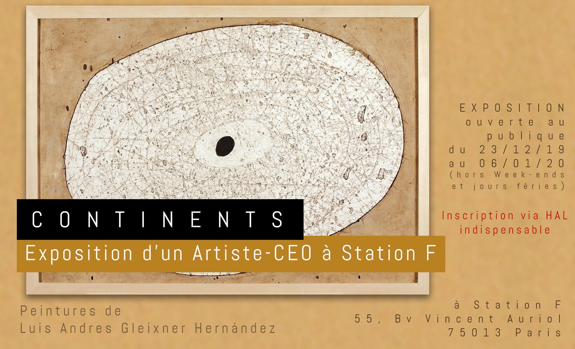 Expo CONTINENTS à Station F
