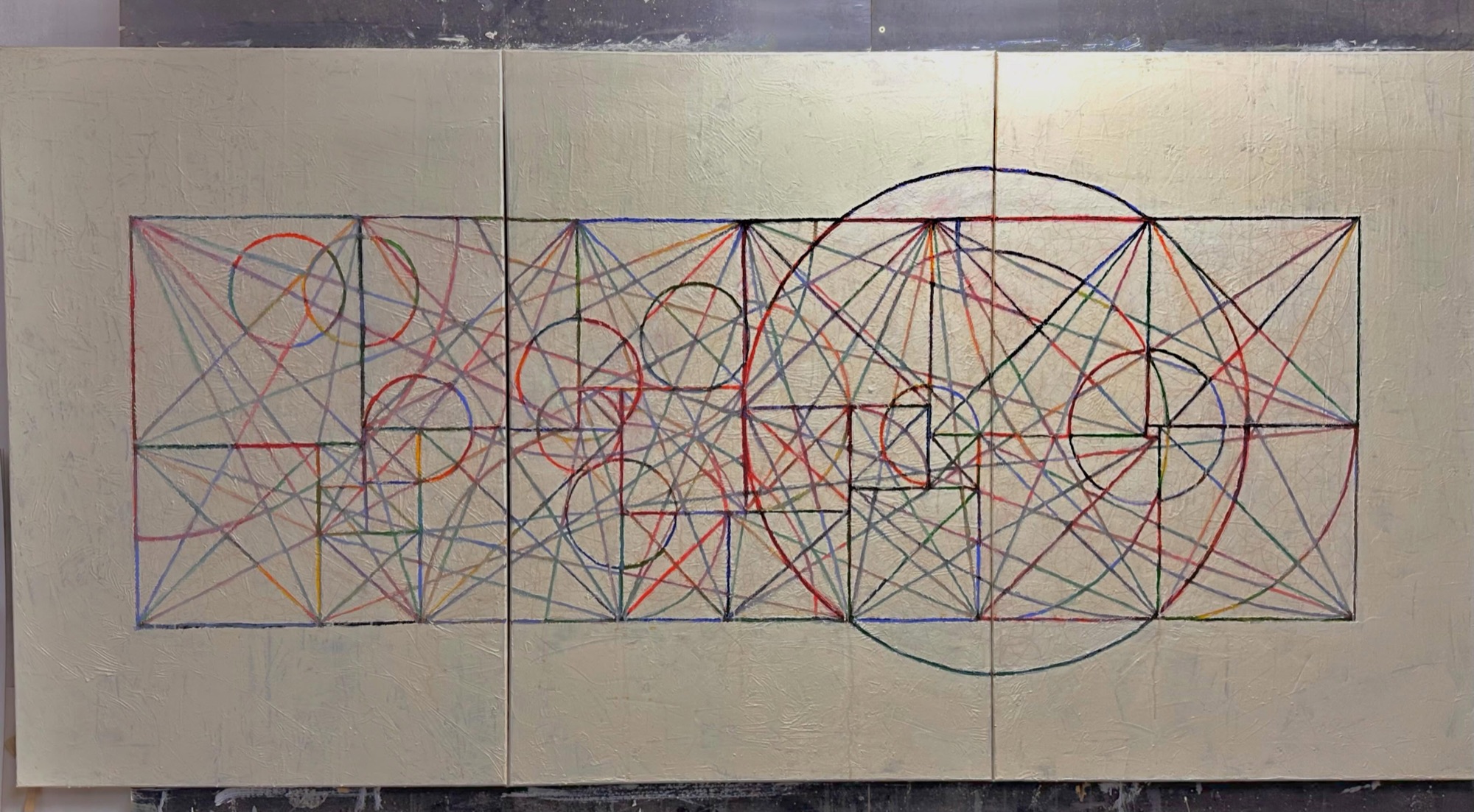 Marelle métaphysique — 240 x 120 cm